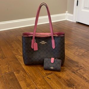 Coach handbag and wallet
